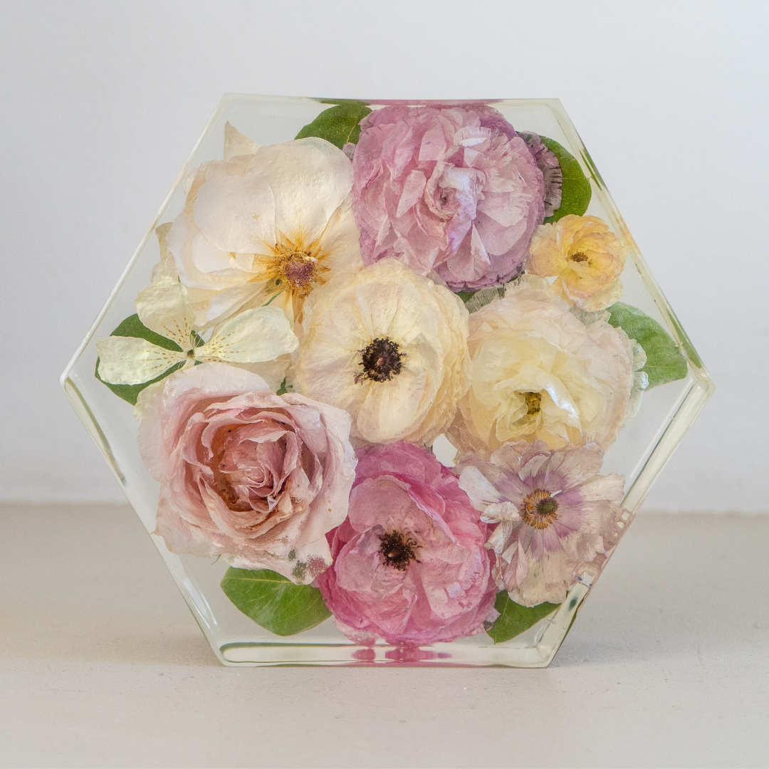 Hexagon Flower Preservation