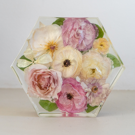 Hexagon Flower Preservation